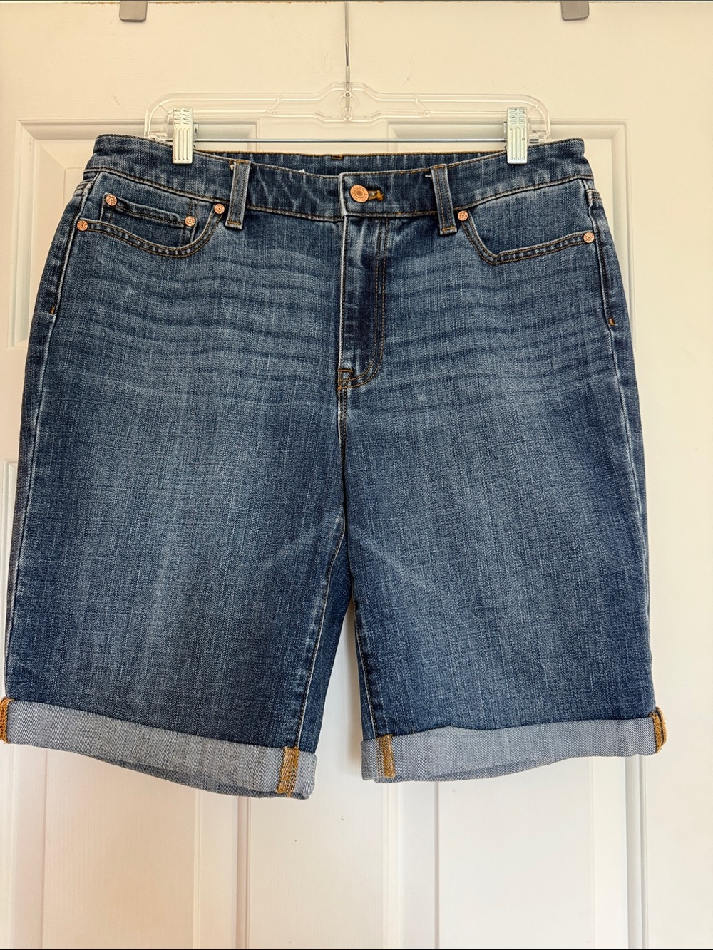 Talbots Women’s Mid Wash Denim Jean Shorts